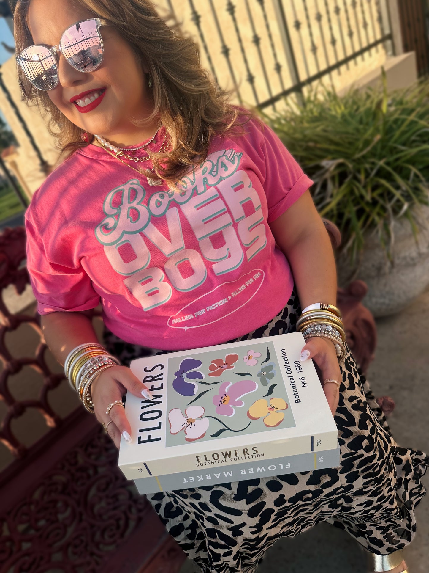 Books over Boys Tee