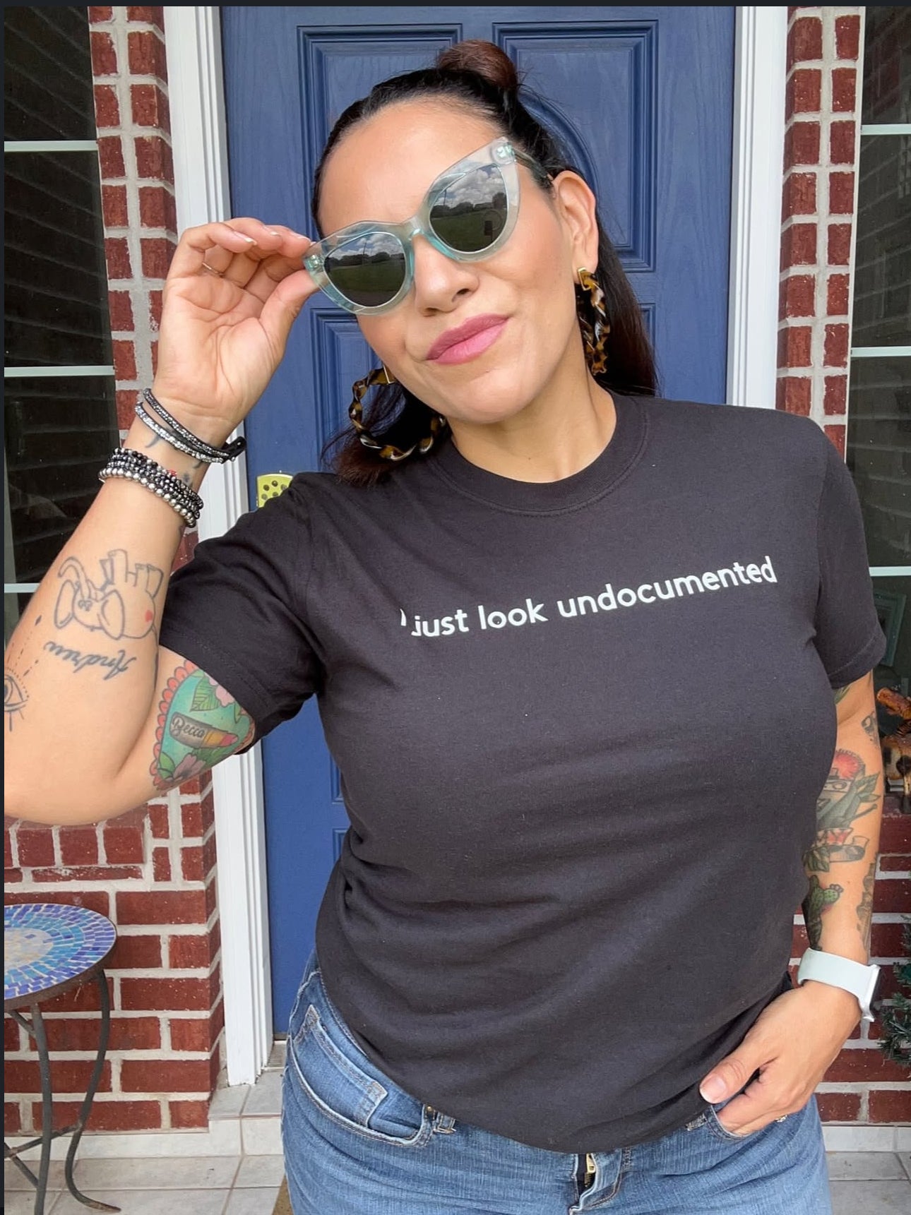 I just look undocumented Tee