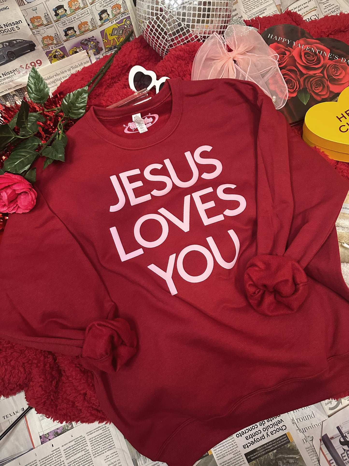 Jesus loves You Crewneck Sweater