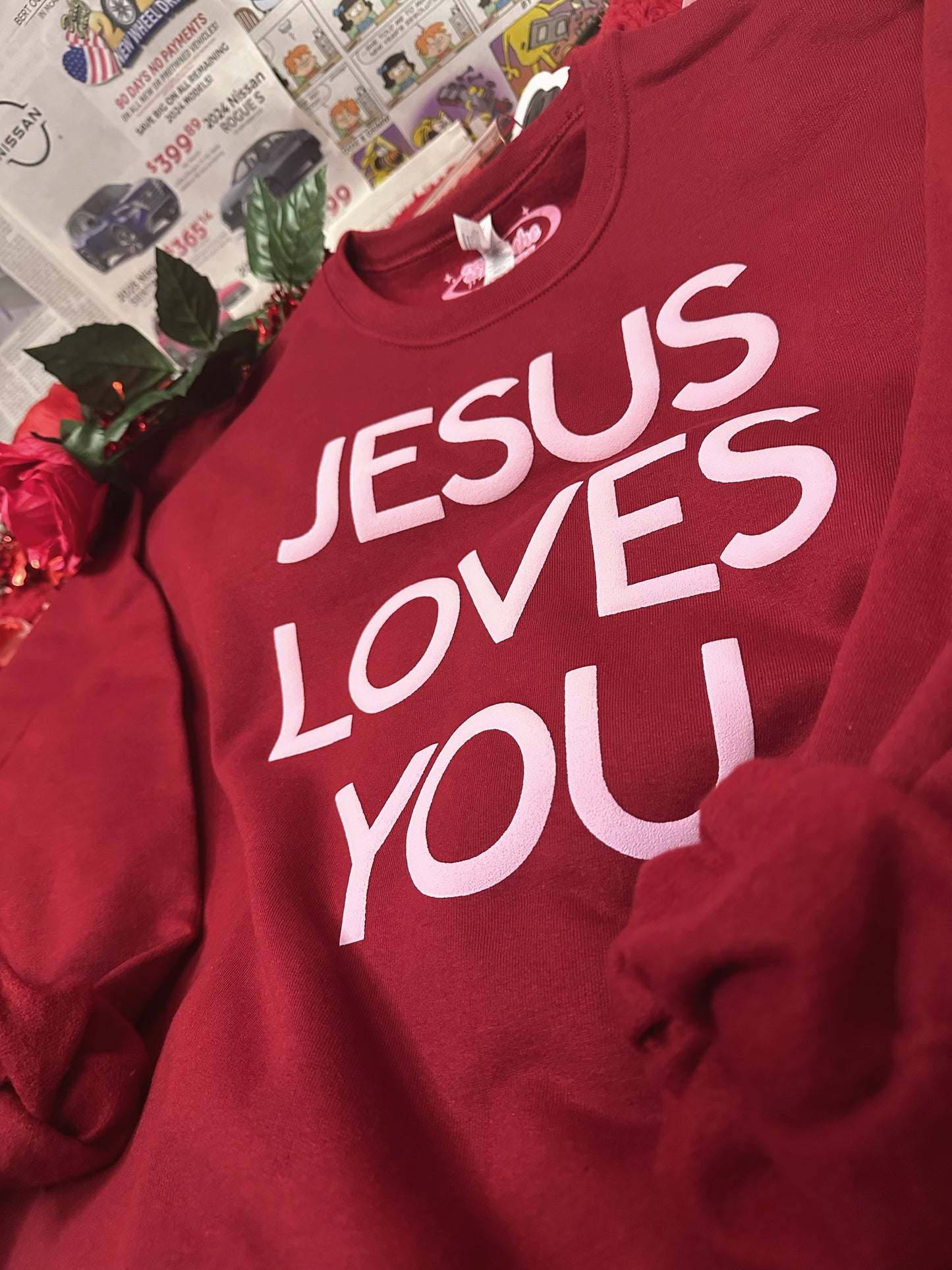 Jesus loves You Crewneck Sweater