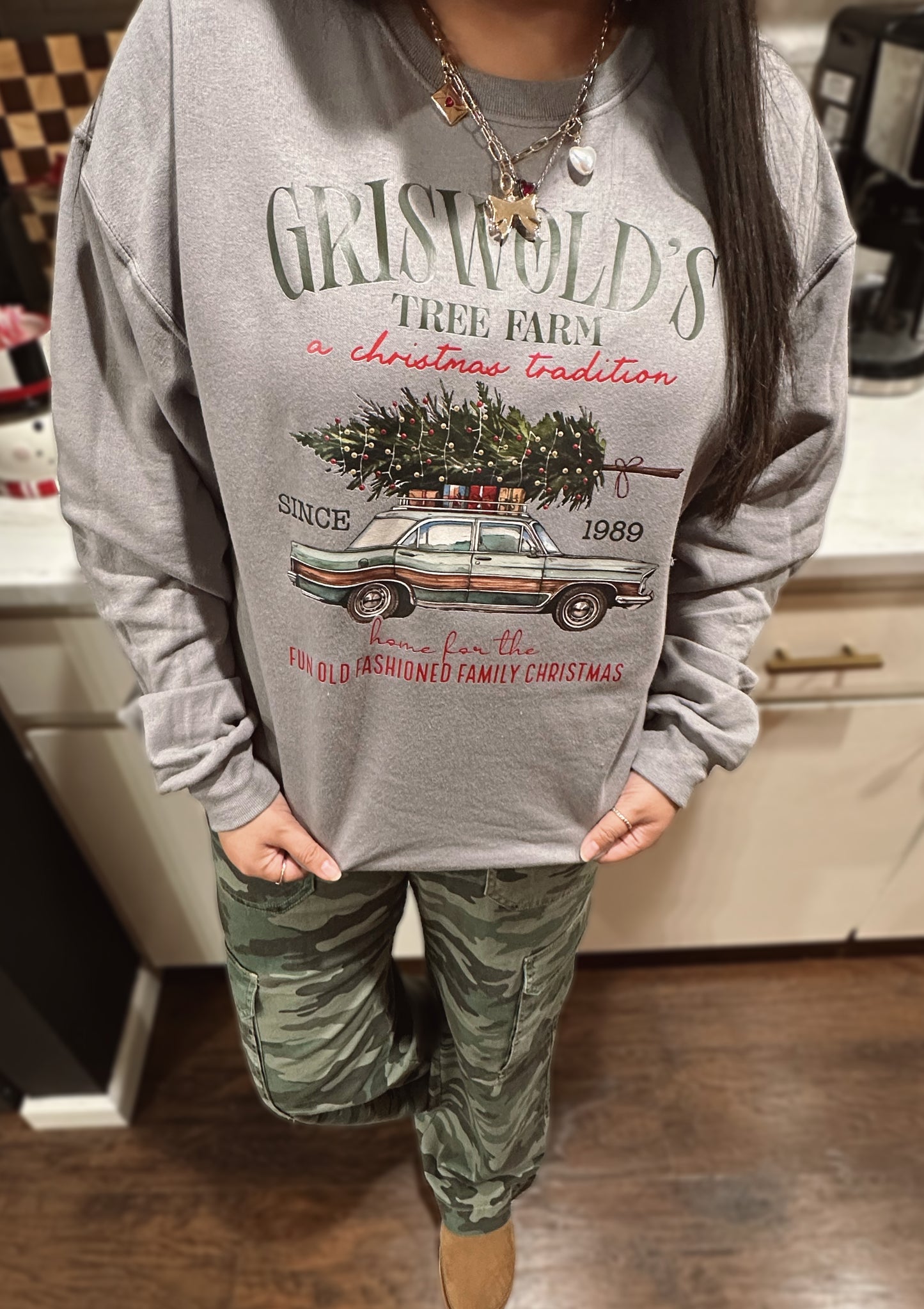 A Classic Family Tradition Crewneck Sweater