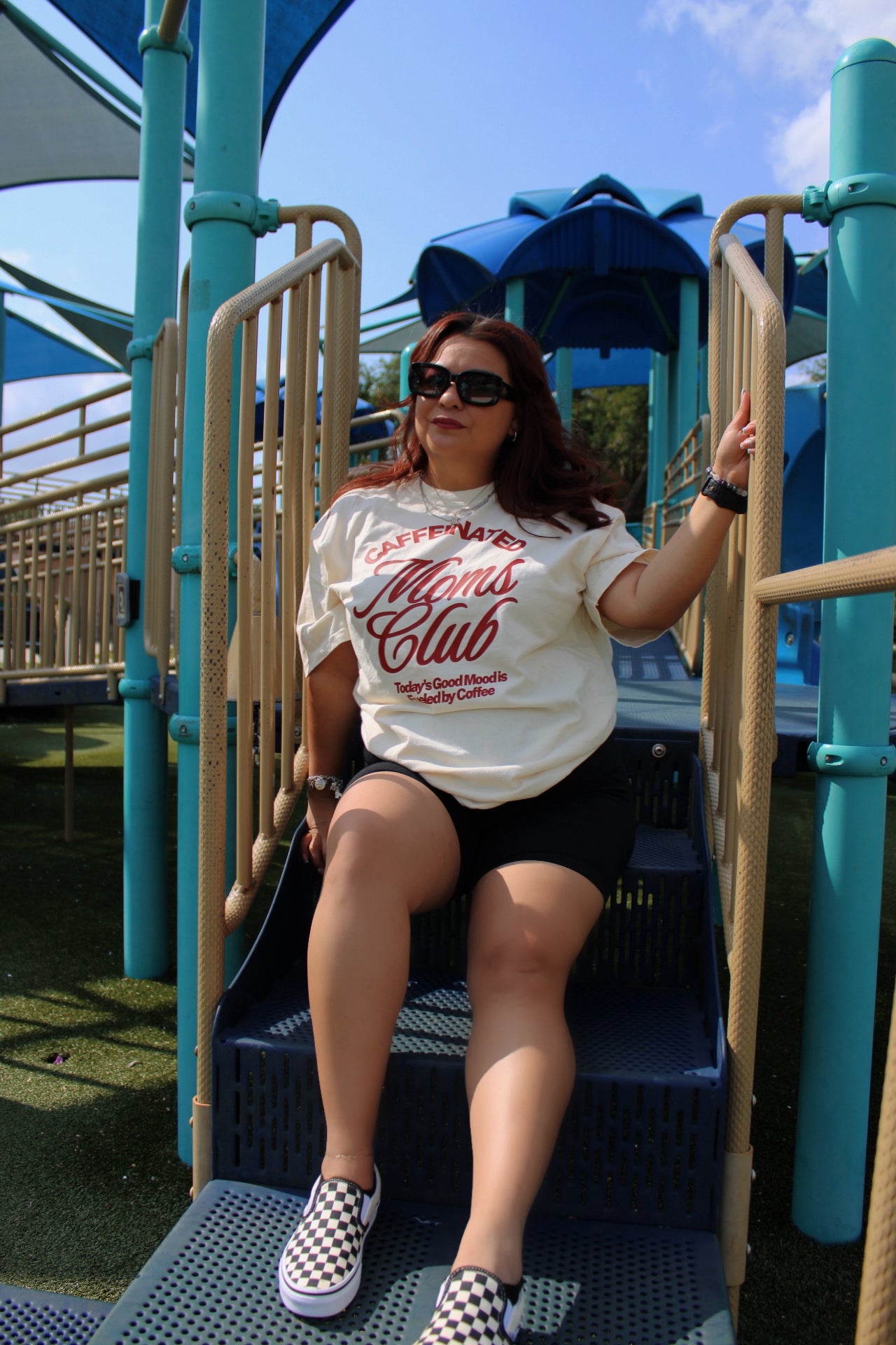 Caffeinated Moms Club Tee