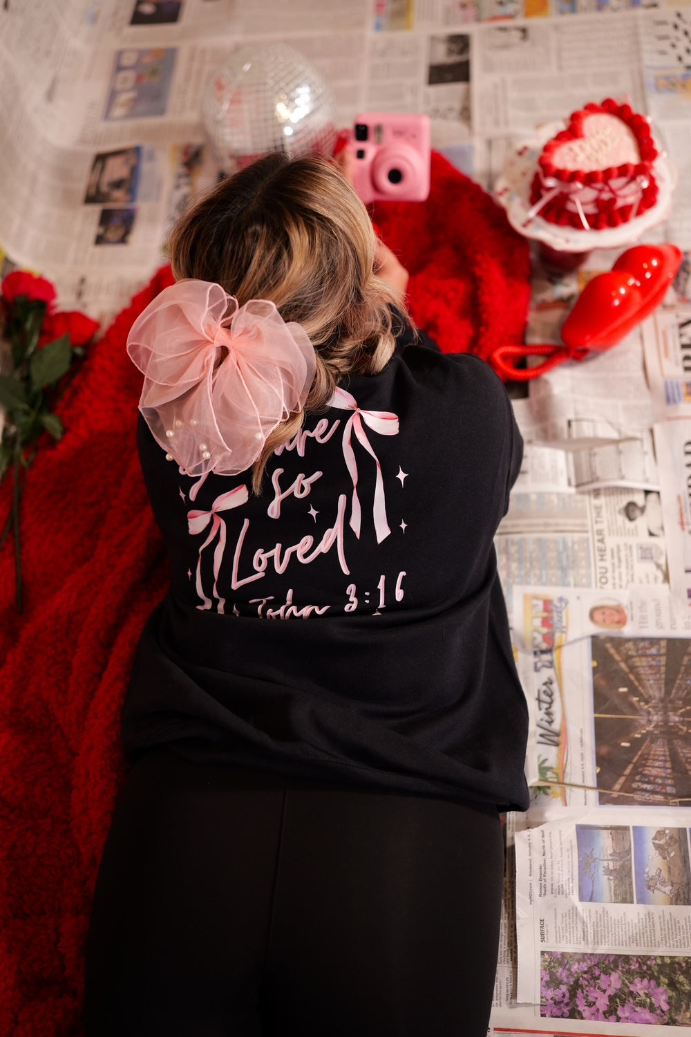 You are so Loved Half Zip Sweater
