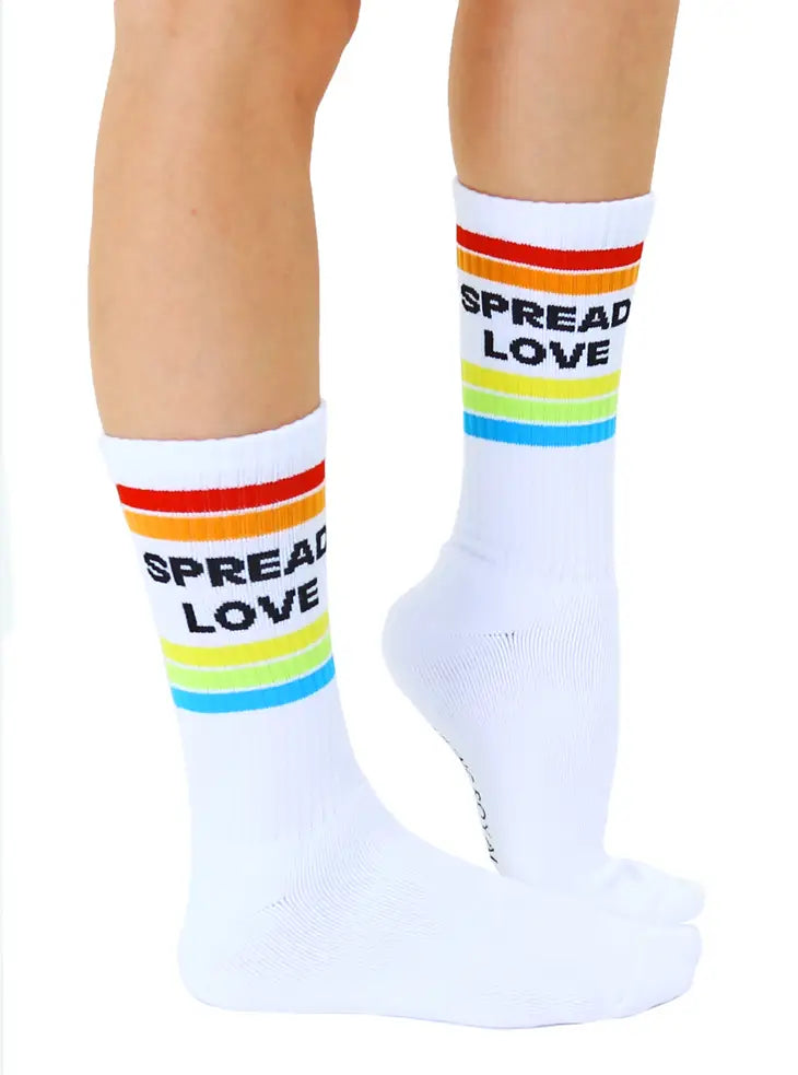 Spread Love Crew Socks