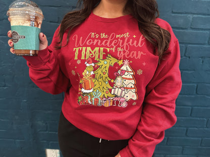 The most wonderful time Crewneck Sweater