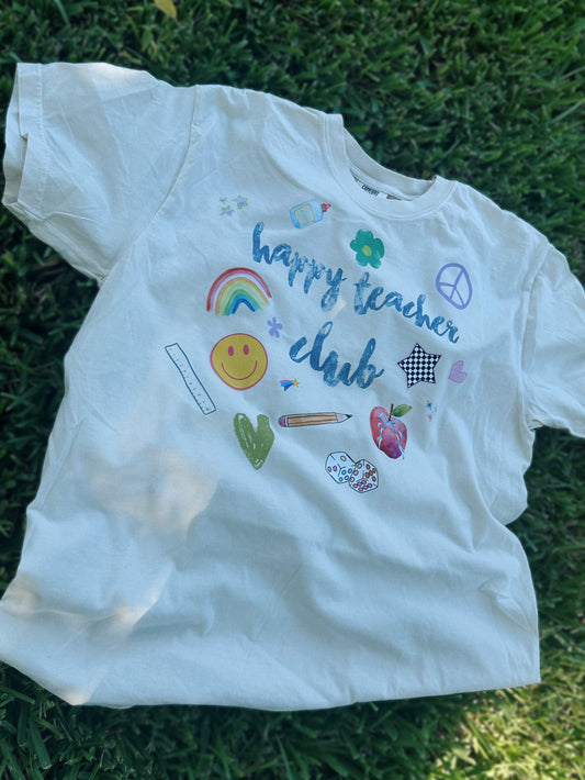 Happy Teacher Club Tee
