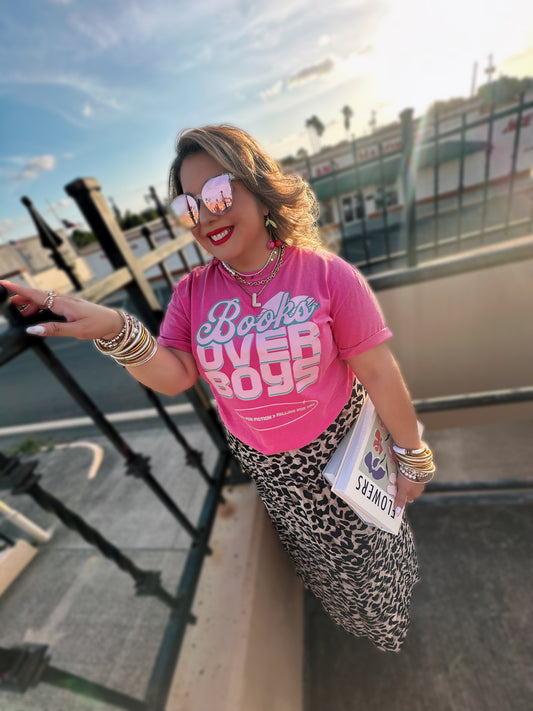 Books over Boys Tee
