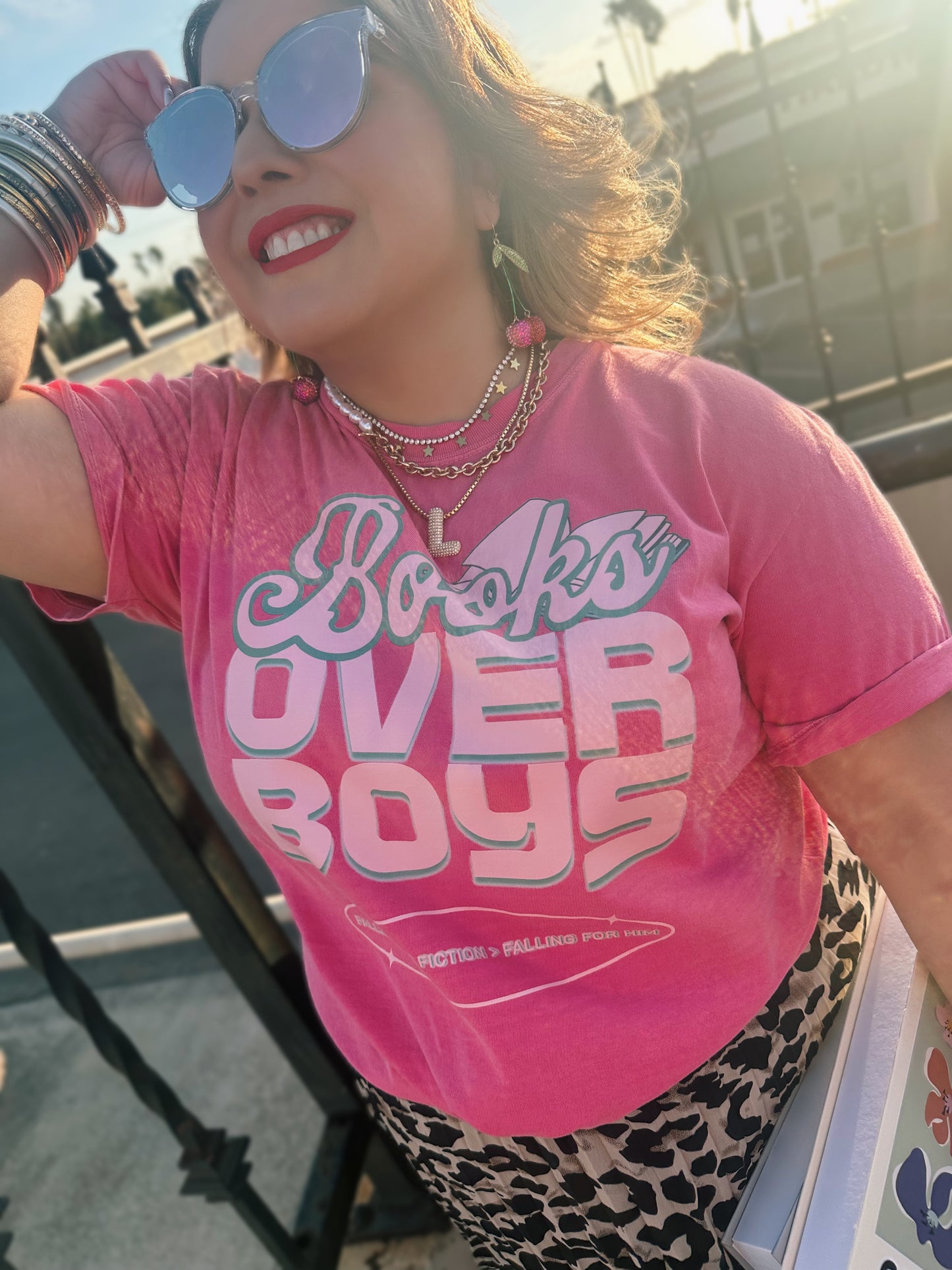 Books over Boys Tee
